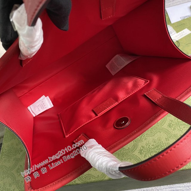 Gucci新款女包 古馳GG系列2021新款兒童托特購包購物袋 Gucci方形復古手提袋肩背包 605614  ydg3222